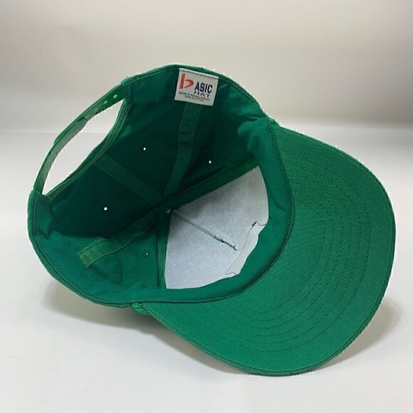 Route 66 Mens Vintage Basic Green Snapback Hat - Picture 4 of 5